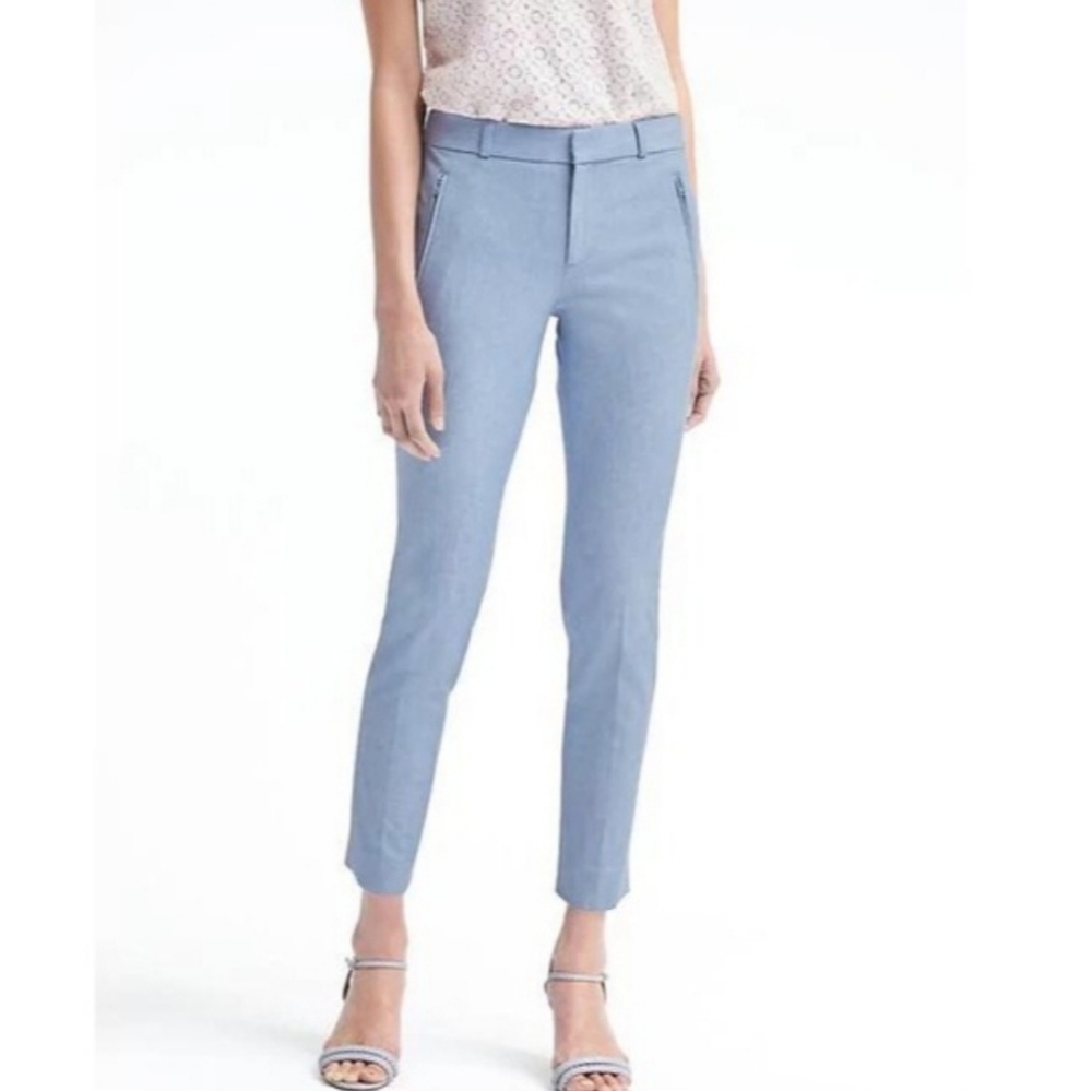 Banana Republic Petite Baby Blue Pants NWT